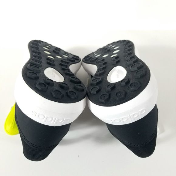 ADIDAS NEO CLOUDFOAM Women US 7 BLACK WHITE Geometric Running SNEAKERS AW5284 - Picture 9 of 10